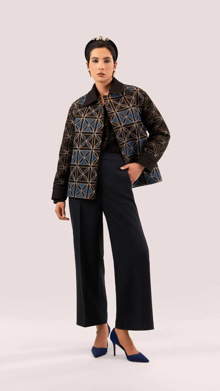کت جین تکه‌دوزی Limited